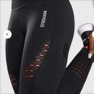Gymshark Black Energy Seamless Leggings - Medium